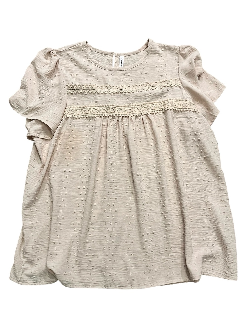 Boho short sleeve blouse top - Picture 2 of 8